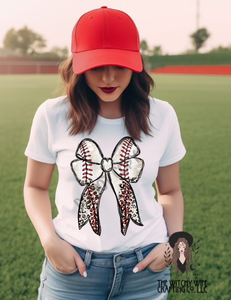 BASEBALL & CHEETAH BOW