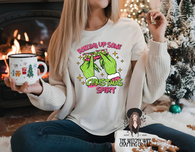 ROLLING UP SOME CHRISTMAS SPIRIT - GREEN GUY