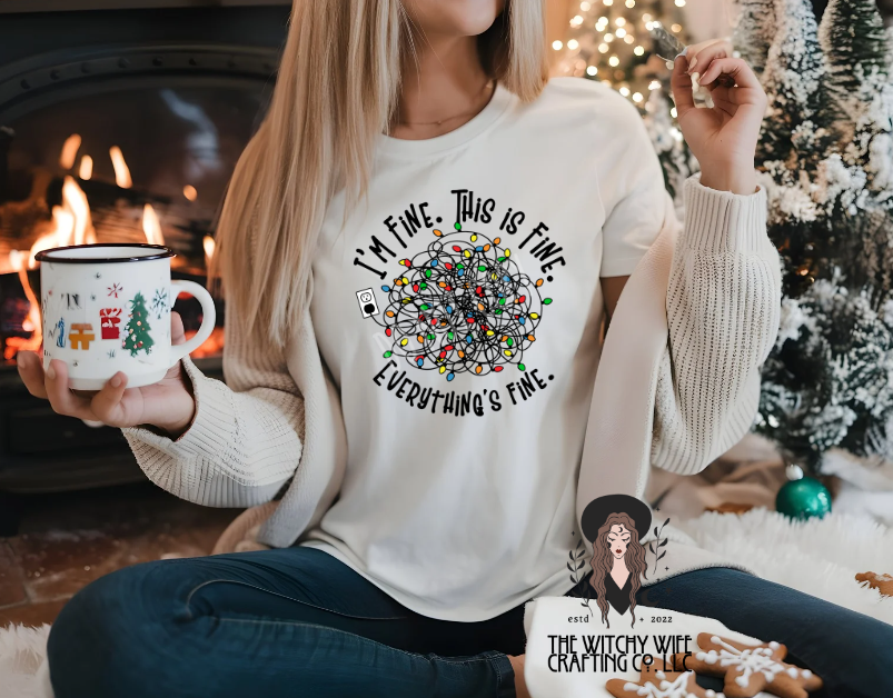 I'M FINE CHRISTMAS LIGHTS