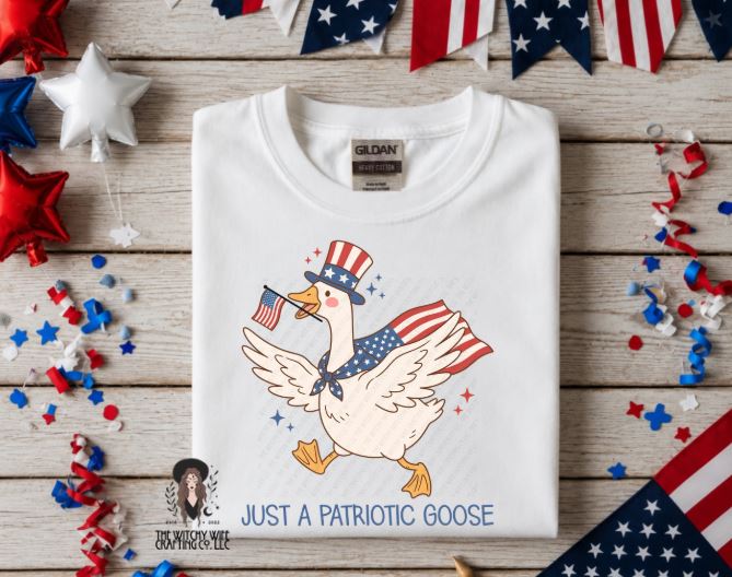 JUST A PATRIOTIC GOOSE