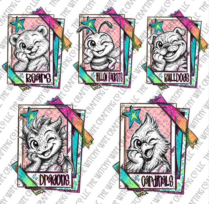 YOUTH CUTIE NEON MASCOTS