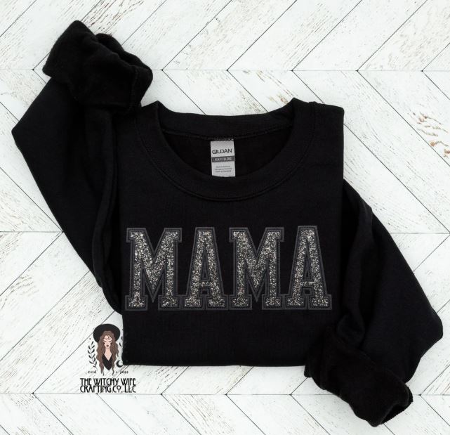 FAUX GLITTER MAMA