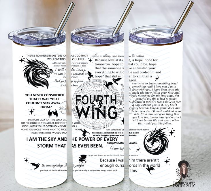 20oz TUMBLER - 4WING