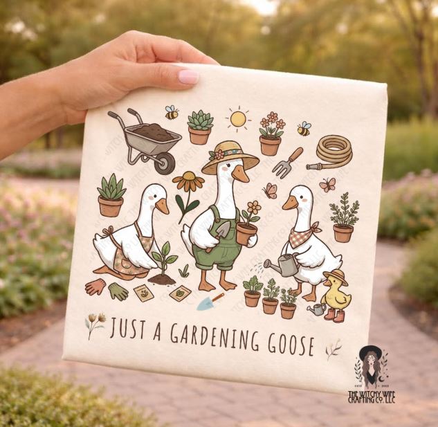 JUST A GARDENING GOOSE