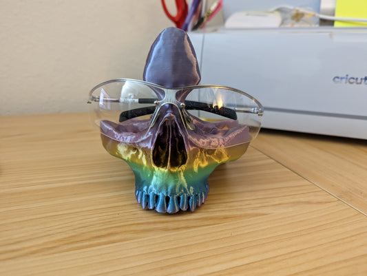 3D Skull eye glass holder