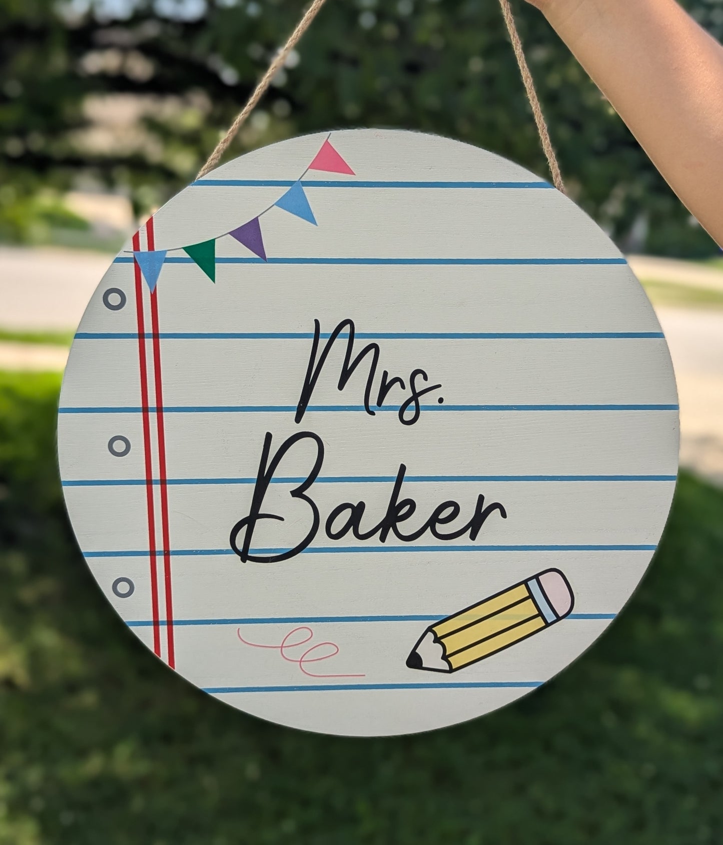 TEACHER DOOR SIGN