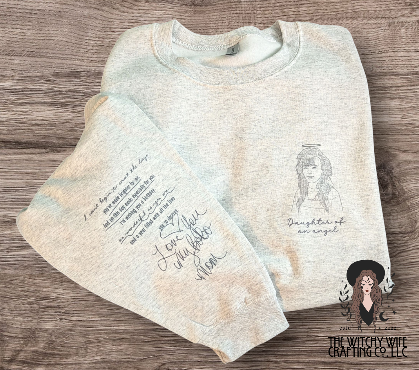 CUSTOM MEMORY HANDWRITING SWEATSHIRT