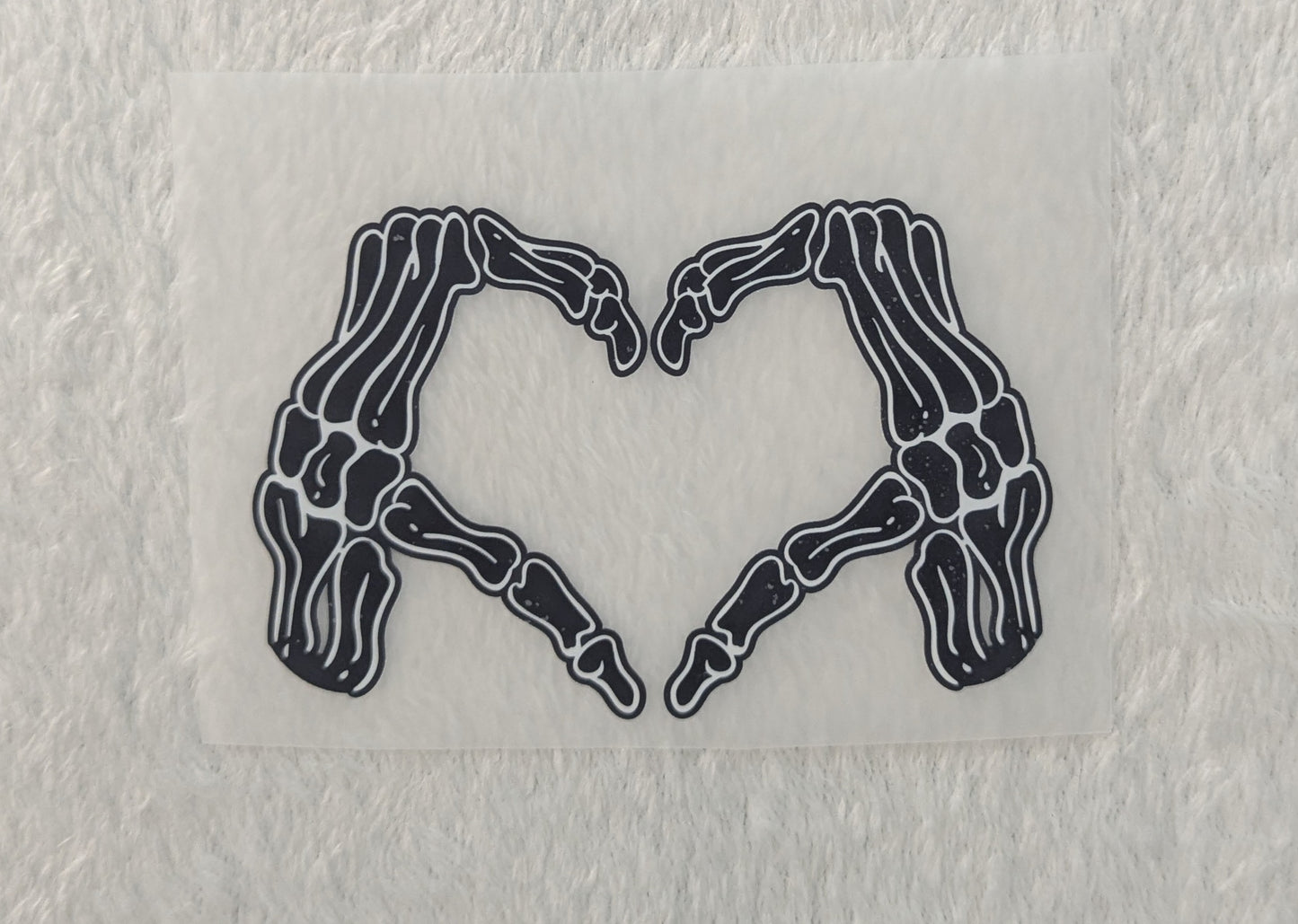 DTF - SKELLY HEART HAND POCKET