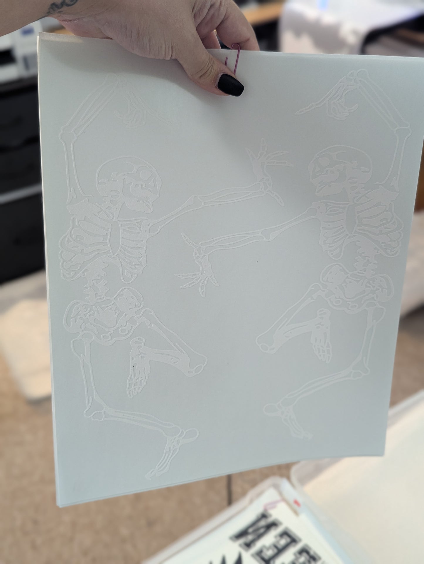 SCREENPRINT - DANCING SKELLIES