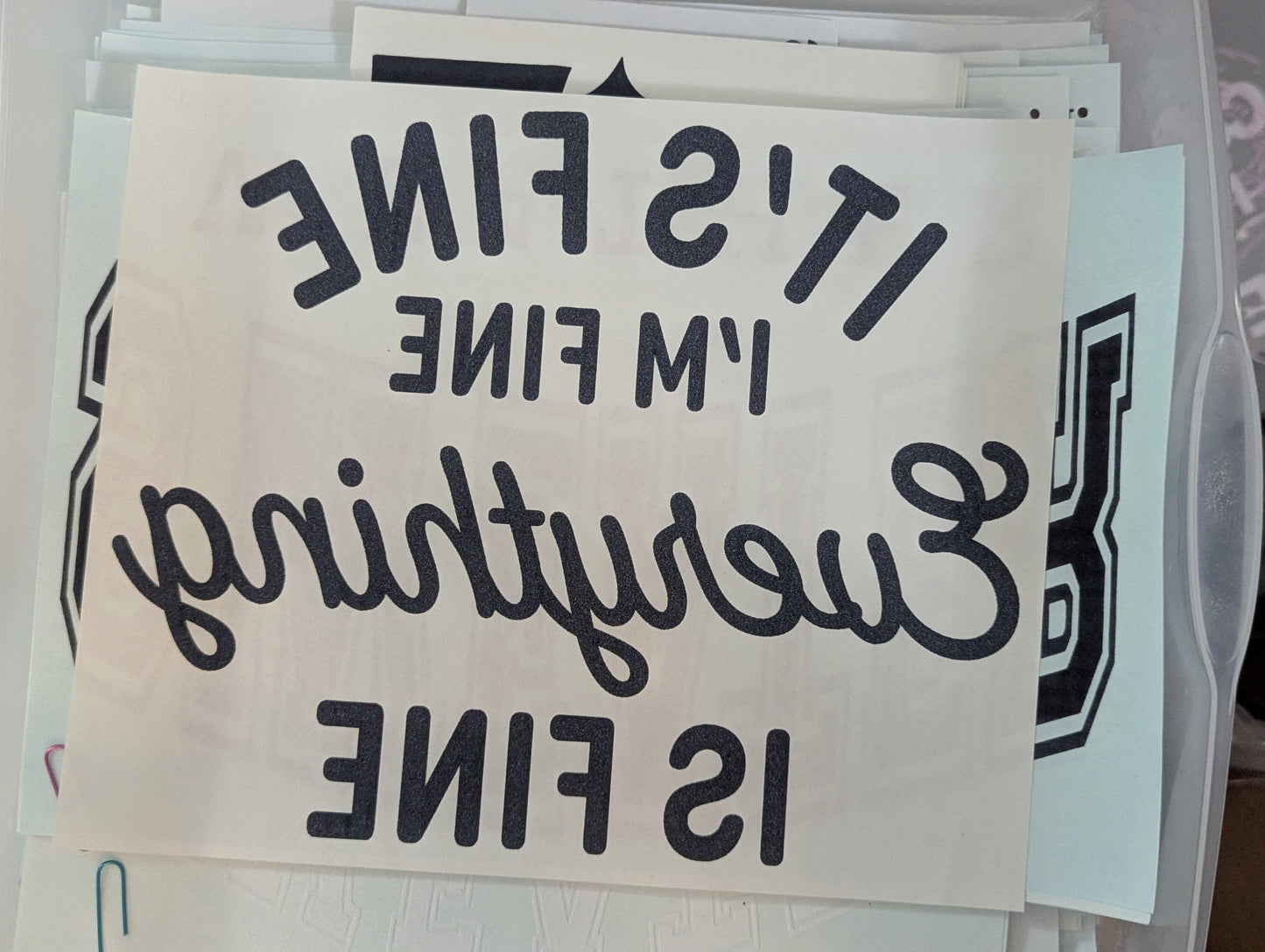 SCREENPRINT - IT'S FINE
