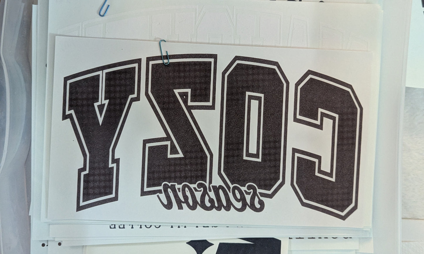 SCREENPRINT - COZY VIBES