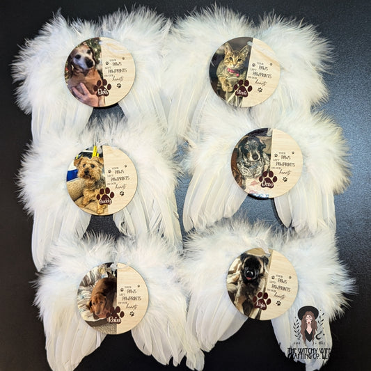 Angel wing ornaments