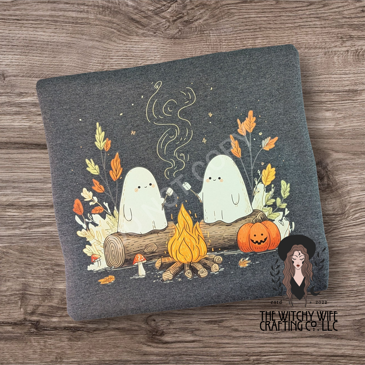 CUTE GHOST CAMPFIRE