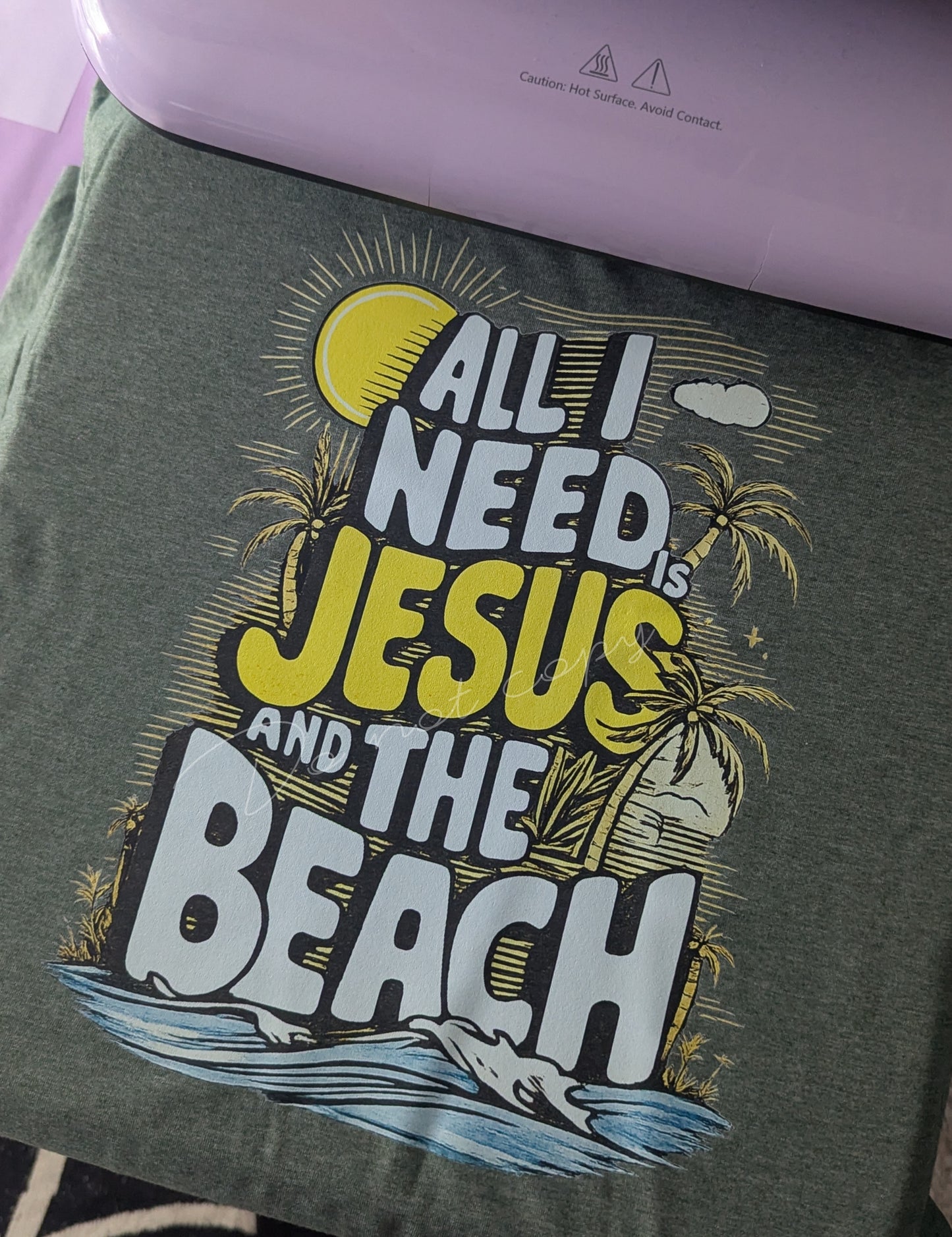 ALL I NEED IS THE BEACH & JESUS