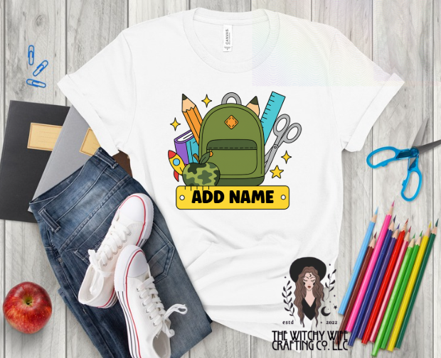 CUSTOM NAME BACKPACK