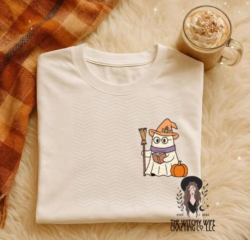 CUTE GHOST WITCH POCKET