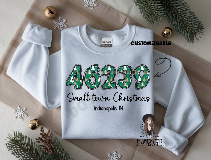 SMALL TOWN CHRISTMAS ZIP CODE CUSTOM