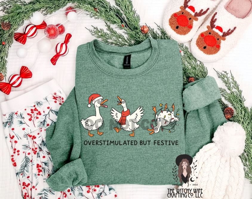 OVERSTIMULATED BUT FESTIVE