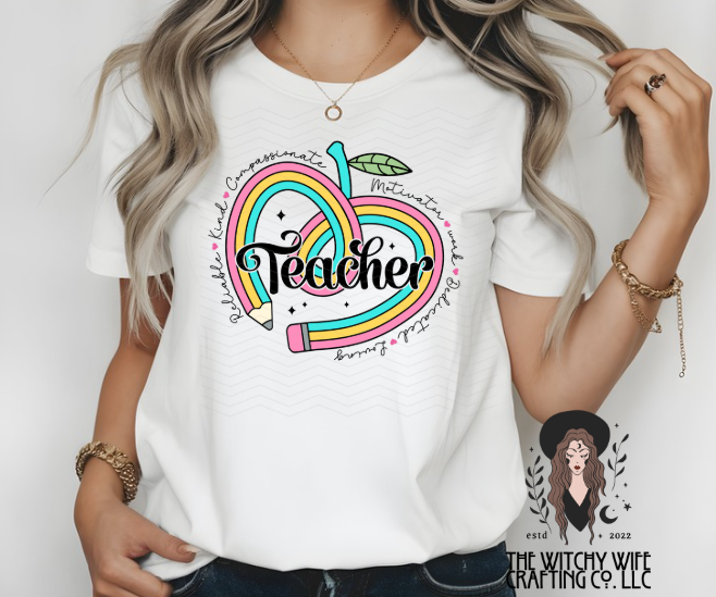 TEACHER PENCIL HEART