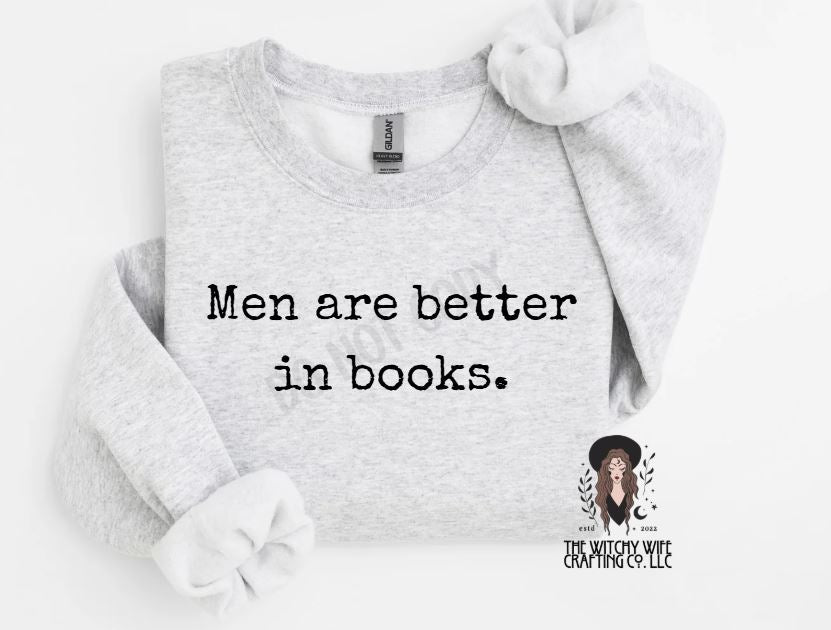 MEN ARE BETTER IN BOOKS