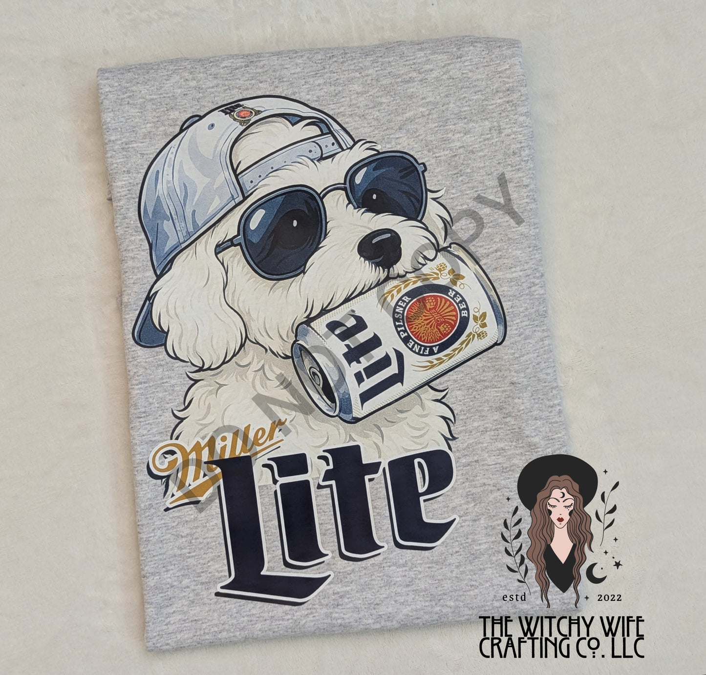 CUSTOM DOG BREED WITH BEER