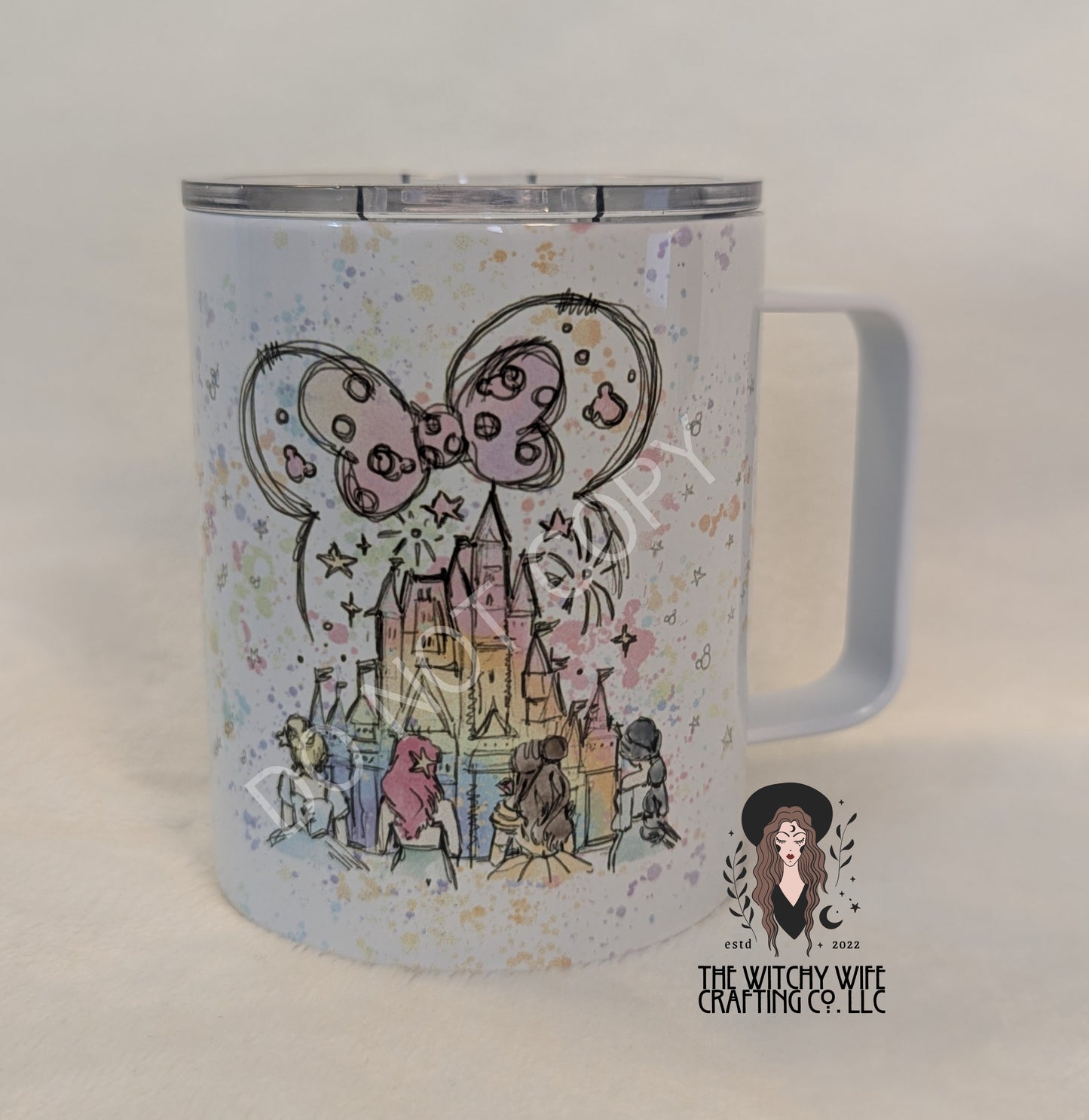 12oz COFFEE MUG WITH LID