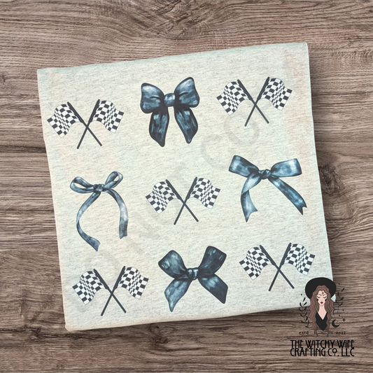 RACE FLAGS & BOWS