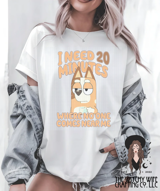 I NEED 20 MINUTES
