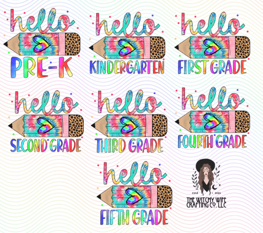 HELLO GRADE TIE DYE