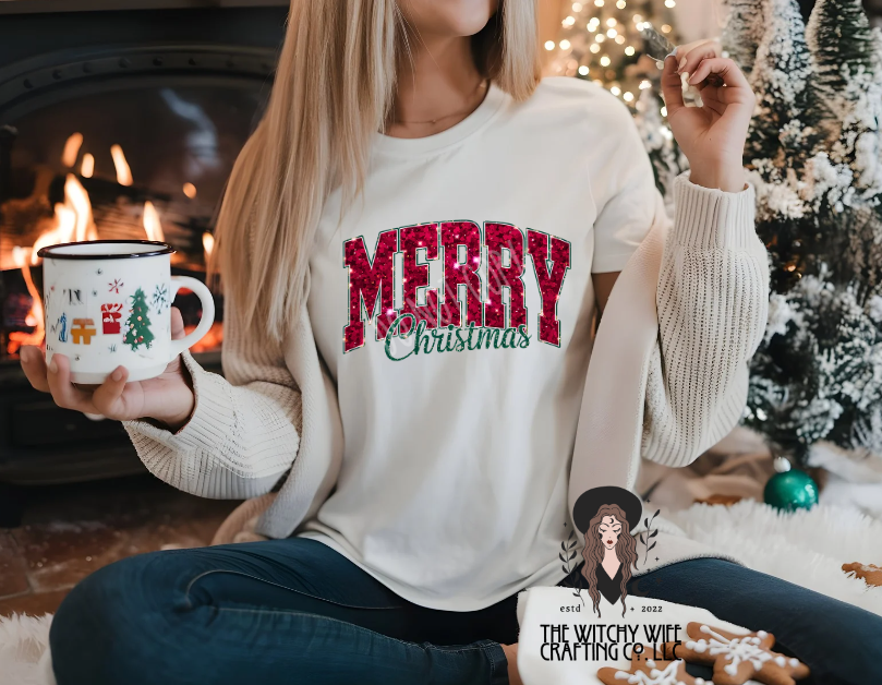 MERRY CHRISTMAS GLITTER