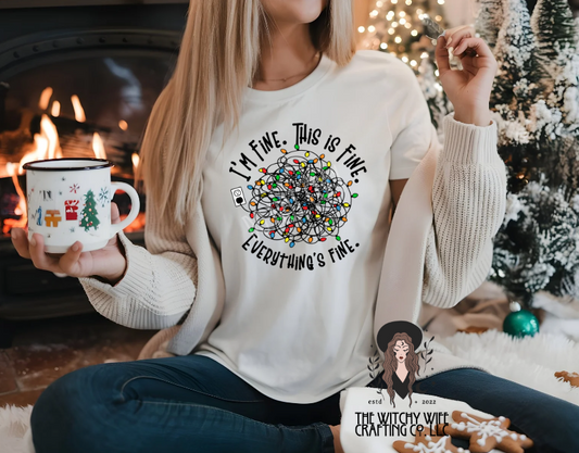 I'M FINE CHRISTMAS LIGHTS