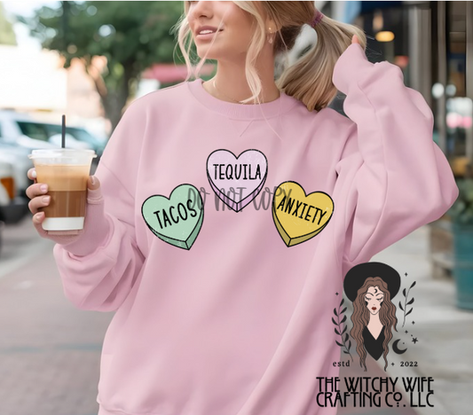 TACOS, TEQUILA, ANXIETY HEARTS