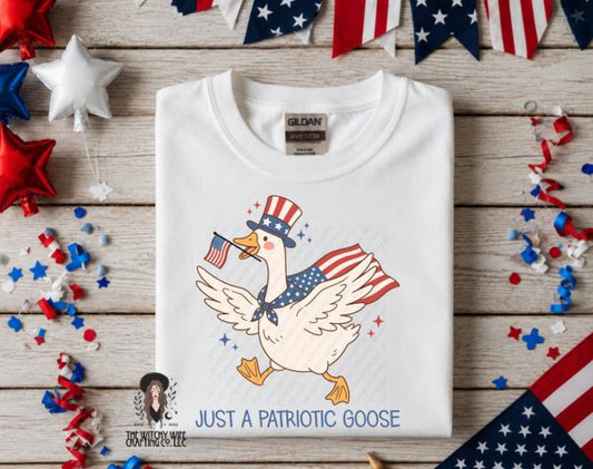 JUST A PATRIOTIC GOOSE