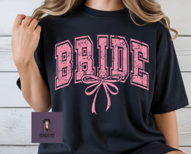 BRIDE PINK BOW