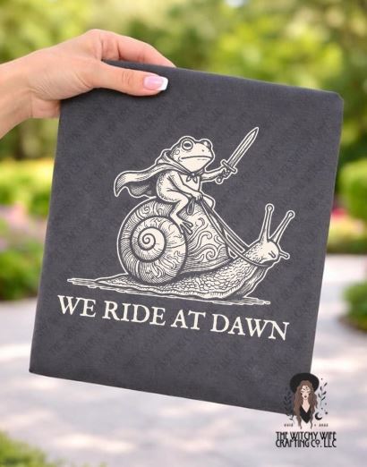 WE RIDE AT DAWN