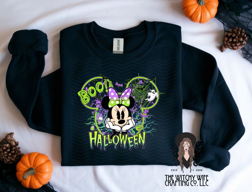 NEON BOO HALLOWEEN FAMILY SET