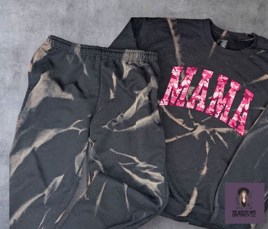 PINK CAMO MAMA SET