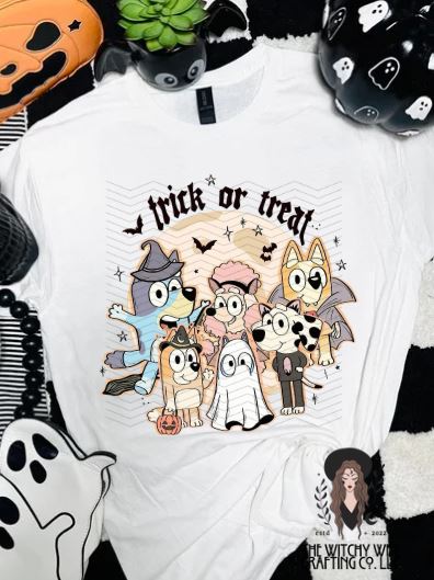 TRICK OR TREAT BLUE DOG