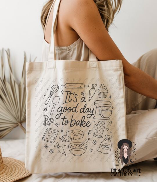 IT'S A GOOD DAY TO BAKE - TOTE BAG