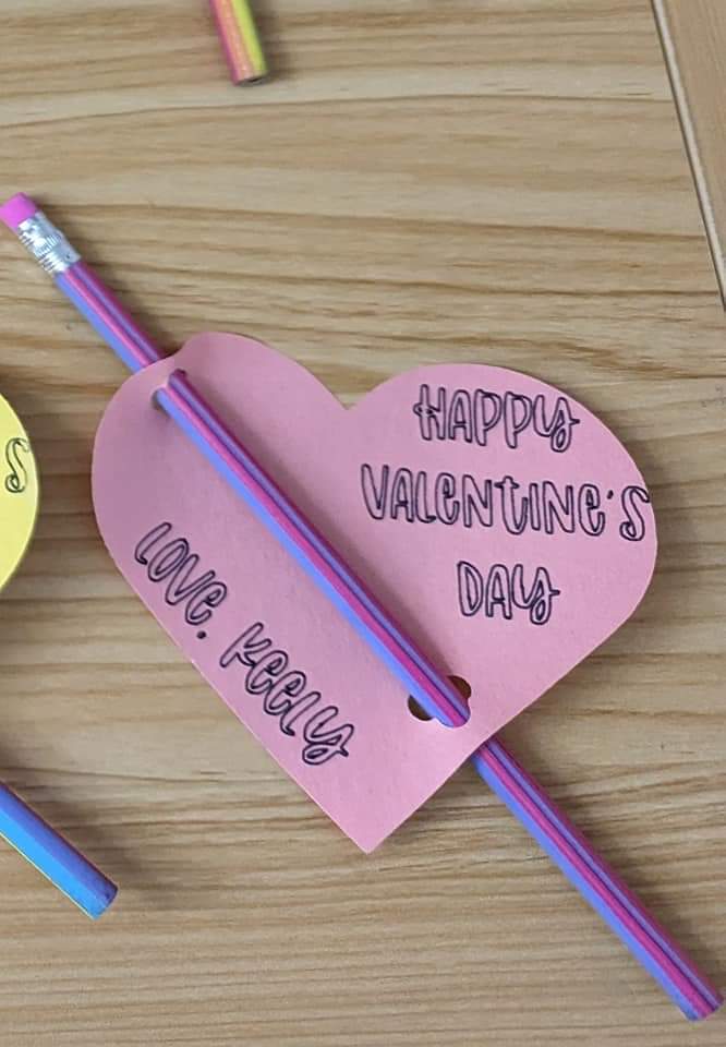 Valentine's Class Pencil Cards