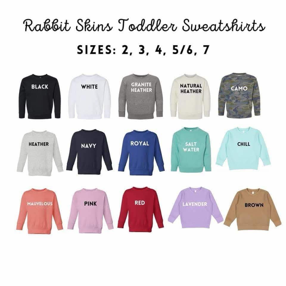 Clothing Color & Sizes