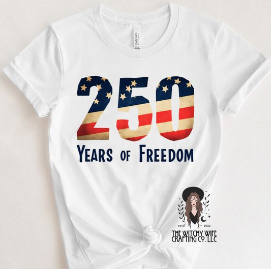 250 YEARS OF FREEDOM FLAG