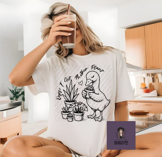 OOPS! I GOT ANOTHER PLANT GOOSE - OUTLINE