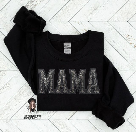 FAUX GLITTER MAMA