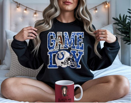 GAME DAY GLITTER COLTS