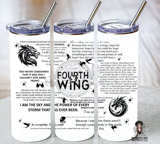 20oz TUMBLER - 4WING
