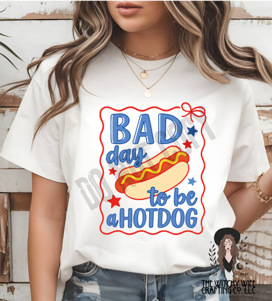 BAD DAY TO BE A HOTDOG