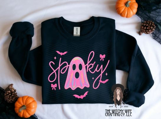 SPOOKY PINK GHOST