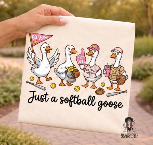 JUST A SOFTBALL GOOSE