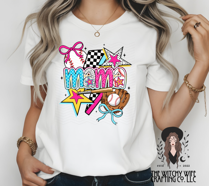 MAMA BASEBALL NEON